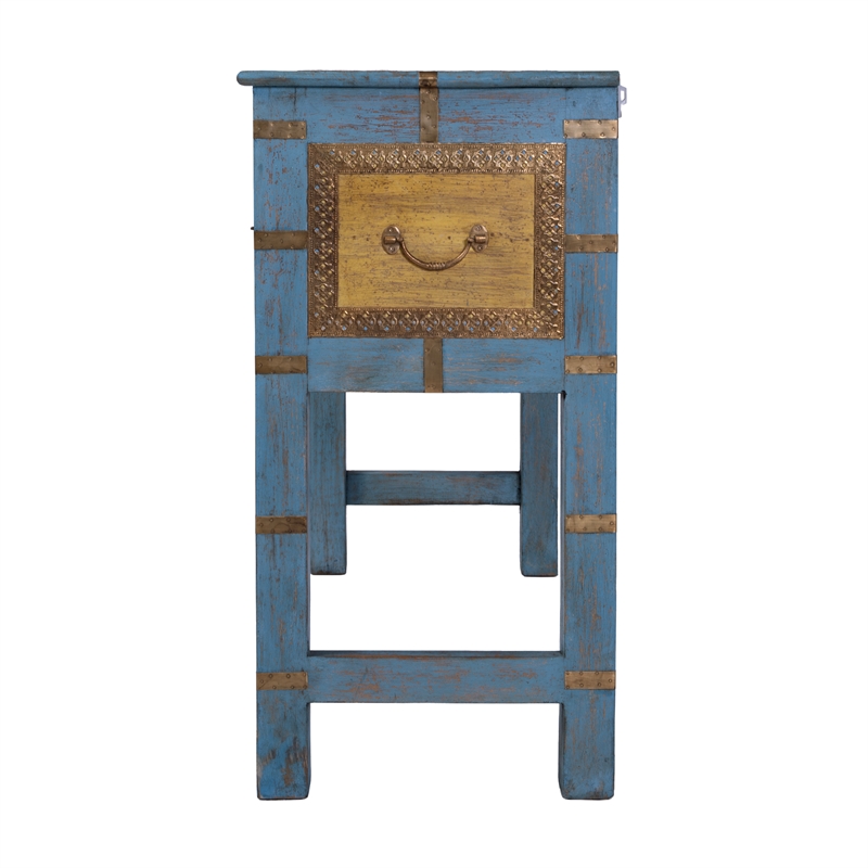 Butler Specialty Company Erika 42 in. W Wood Console Table - Blue