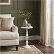 Butler Specialty Company Darien 10 in. W Round Pedestal Side Table - Ivory