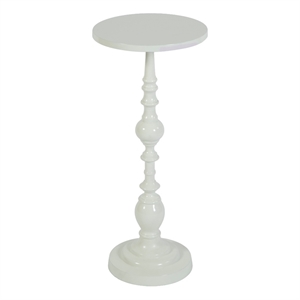 Butler Specialty Company Darien 10 in. W Round Pedestal Side Table - Ivory