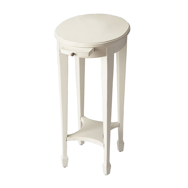 Butler Specialty Accent Table In Cottage White Finish