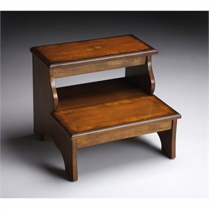butler specialty step stool in olive ash burl finish