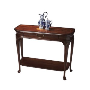 butler specialty traditional console table in plantation cherry