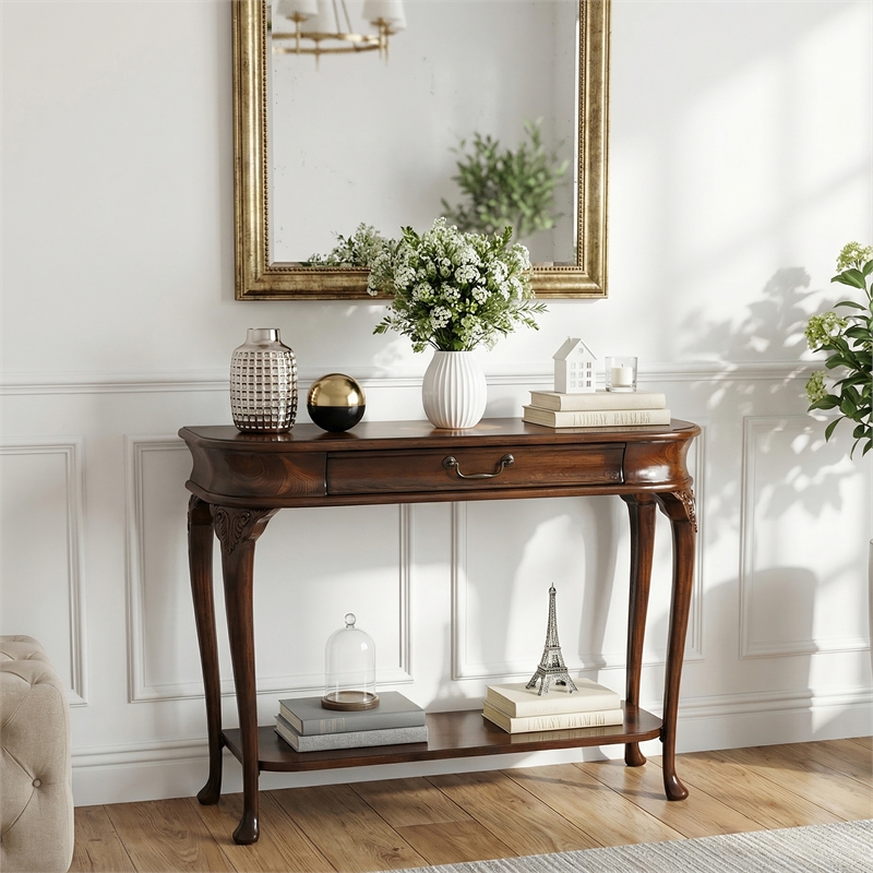 Butler Specialty Company Ridgeland Wood Console Table - Cherry Brown