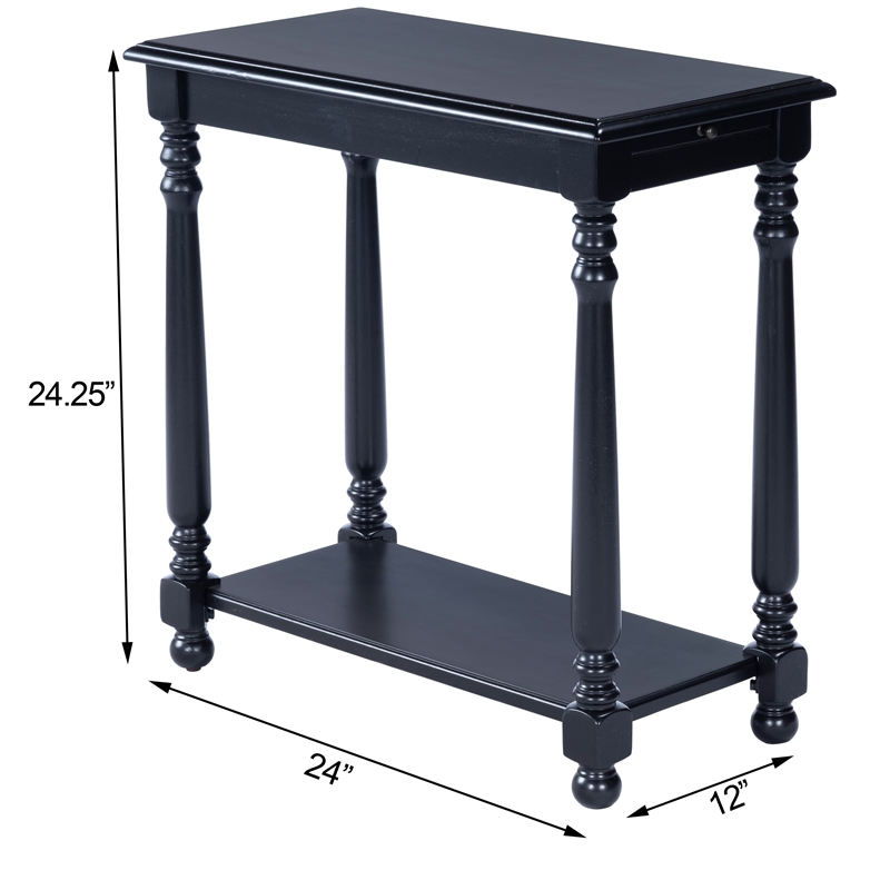 Butler Specialty Company Devane Wood Side Table - Black