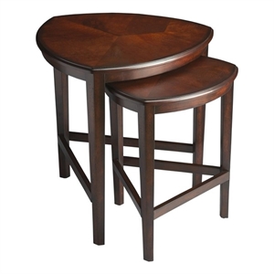 butler specialty nesting tables in cherry