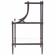 Butler Specialty Metalworks Tiered Mirrored Side Table In Light Bronze