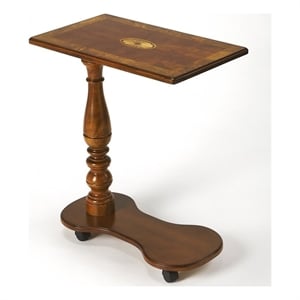 Butler Specialty Mobile Tray Table In Olive Ash Burl