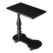 Butler Mabry Wood Mobile Tray Table in Black Licorice