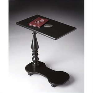 butler specialty mobile tray table in black licorice