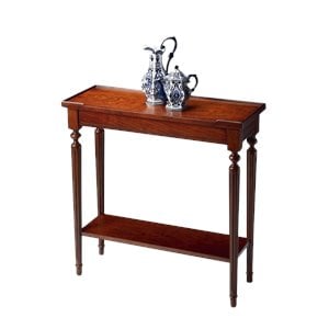 butler specialty console table in plantation cherry