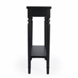 Butler Specialty Console Table In Plum Black