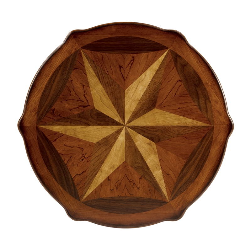 Butler Specialty Masterpiece  Round Accent Table In Olive Ash Burl