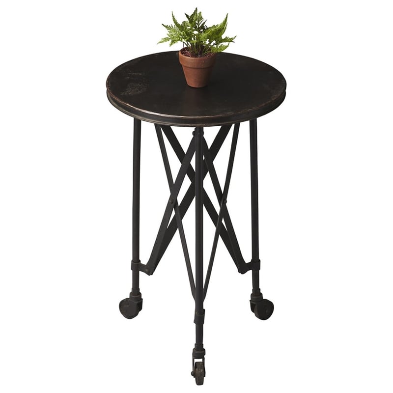 Butler Specialty Metalworks Round Iron Accent Table In Black