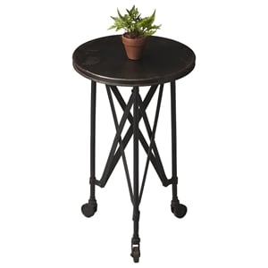 Butler Specialty Metalworks Round Iron Accent Table In Black