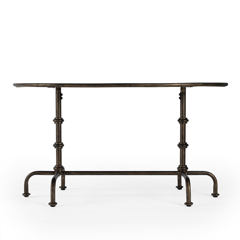 Butler Specialty Metalworks Transitional Coffee Table In Pewter