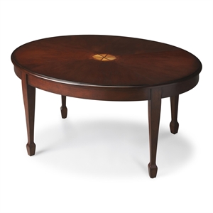 Butler Specialty Traditional Oval Coffee Table In Cherry