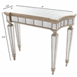 Butler Specialty Masterpiece Mirrored Demilune Console Table In Pewter