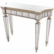 Butler Specialty Masterpiece Mirrored Demilune Console Table In Pewter
