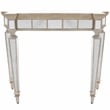 Butler Specialty Masterpiece Mirrored Demilune Console Table In Pewter