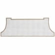Butler Specialty Masterpiece Mirrored Demilune Console Table In Pewter
