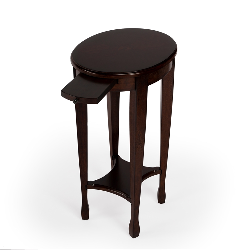 Butler Specialty Masterpiece Oval Accent Table In Chestnut Burl