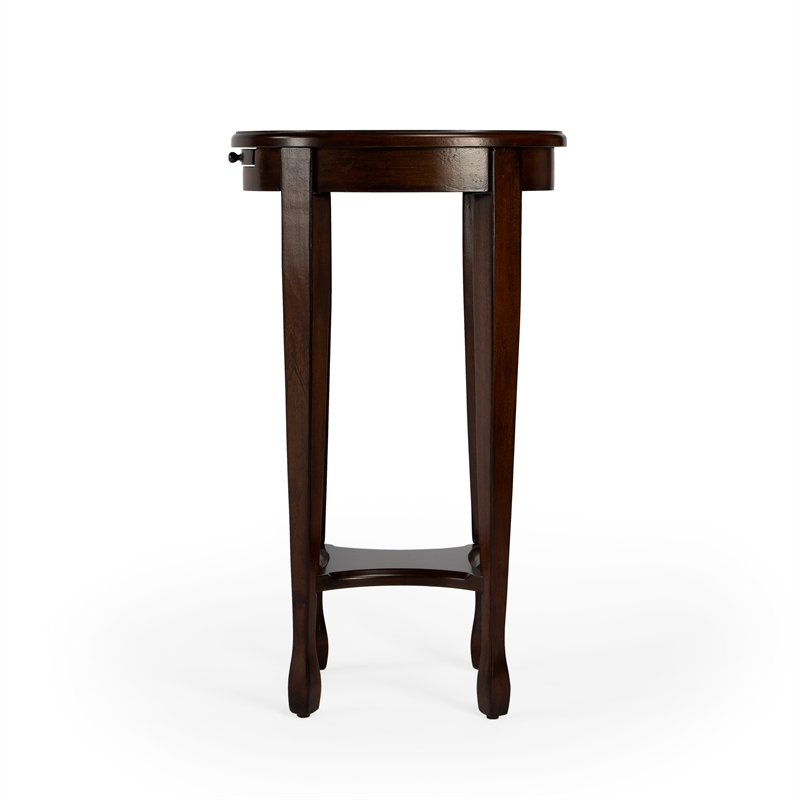 Butler Specialty Masterpiece Oval Accent Table In Chestnut Burl