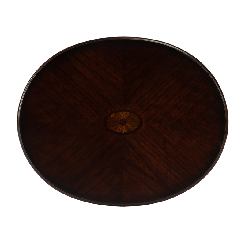 Butler Specialty Masterpiece Oval Accent Table In Chestnut Burl