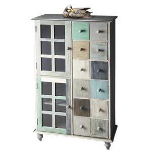 butler specialty artifacts transitional distressed accent chest