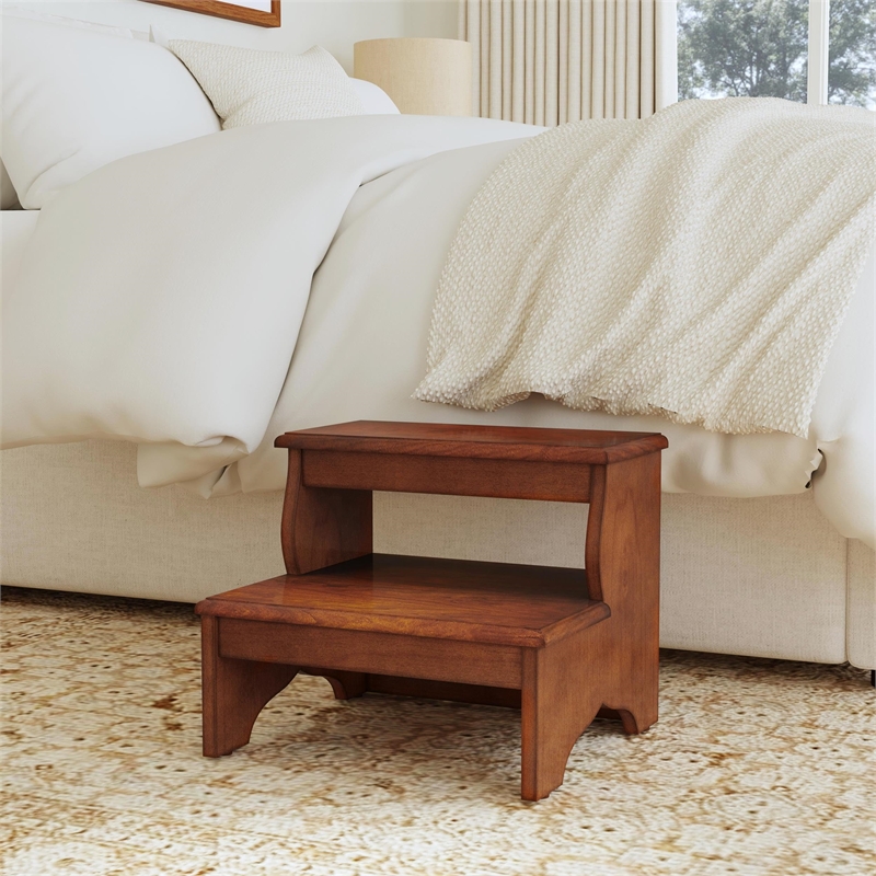 Butler Specialty Company Melrose Wood Step Stool - Chestnut Brown