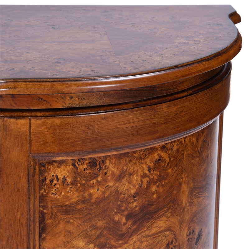 Butler Specialty Company End Table Coffee Accent Table Triangle in Wood - Brown