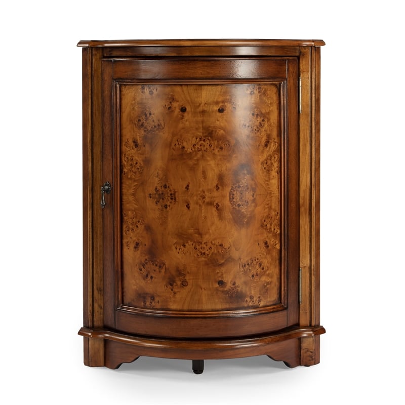 Butler Specialty Company End Table Coffee Accent Table Triangle in Wood - Brown