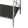Butler Specialty Modern Expressions Mirrored End Table In Black