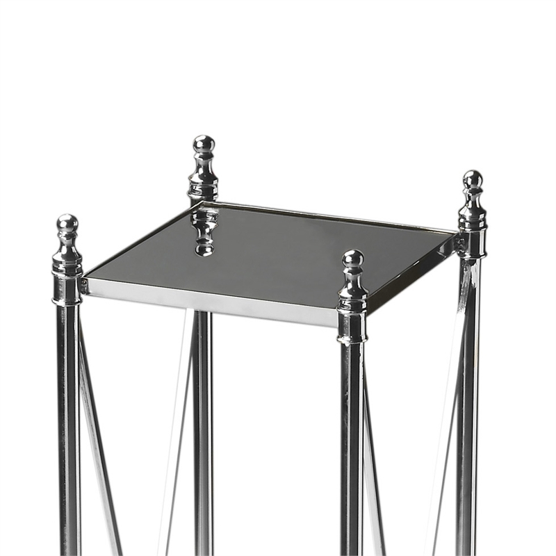 Butler Specialty Modern Expressions Mirrored Pedestal Plant Stand