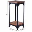 Butler Specialty Mountain Lodge Pedestal Stand In Burnt Umber