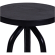 Butler Specialty Metalworks Adjustable Revolving Bar Stool In Black