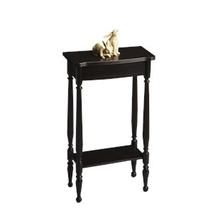 butler specialty masterpiece console table in rubbed black