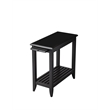 Butler Specialty Loft Transitional Chairside Table In Black Licorice