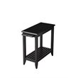 Butler Specialty Loft Transitional Chairside Table In Black Licorice