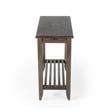 Butler Specialty Loft Transitional Chairside Table In Dusty Trail