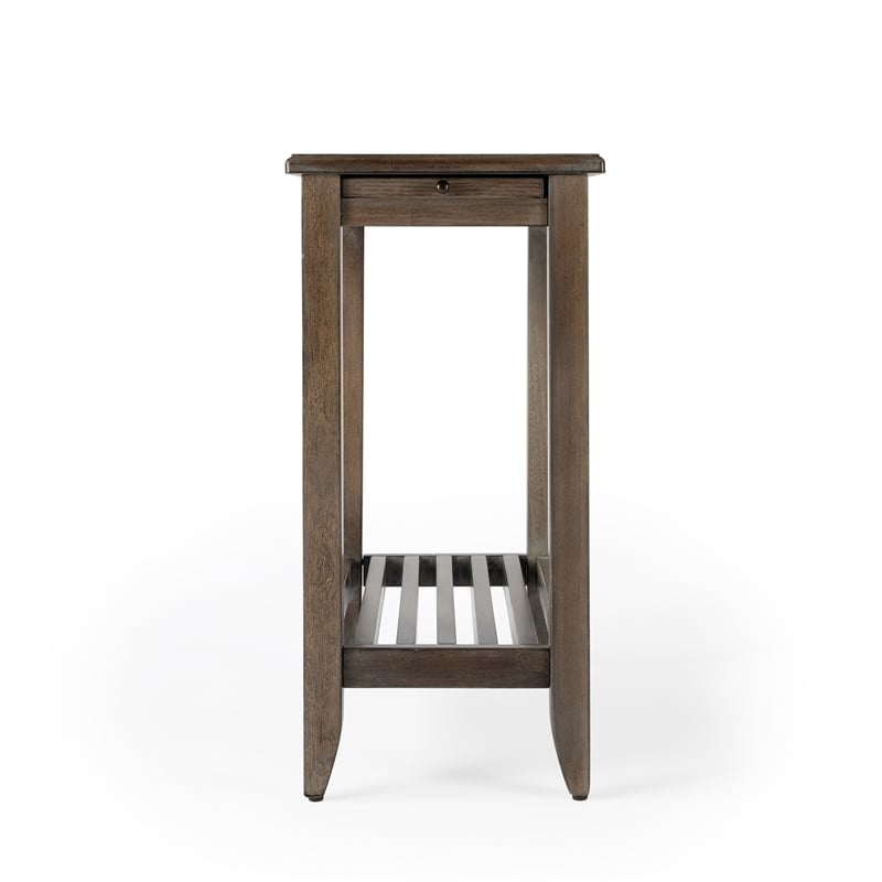 Butler Specialty Loft Transitional Chairside Table In Dusty Trail