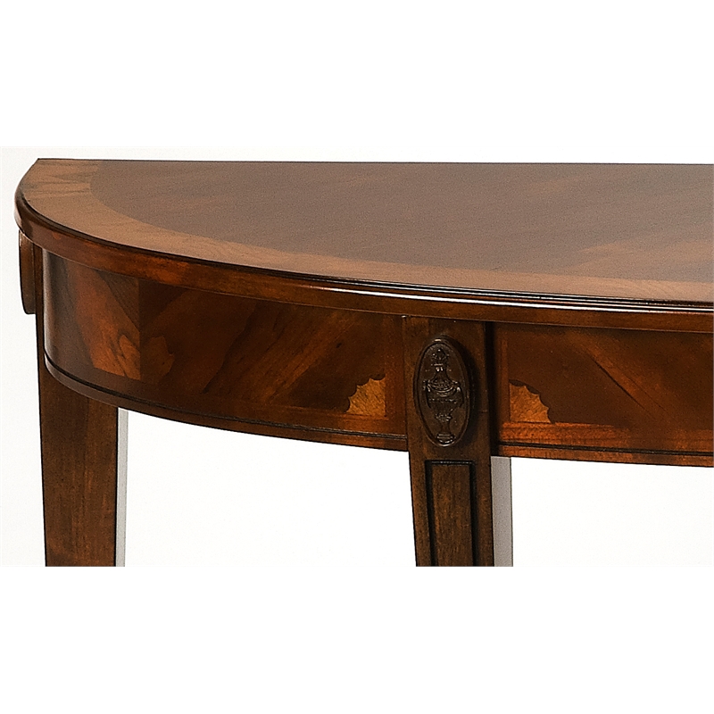 Butler Specialty Masterpiece Demilune Console Table In Nutmeg