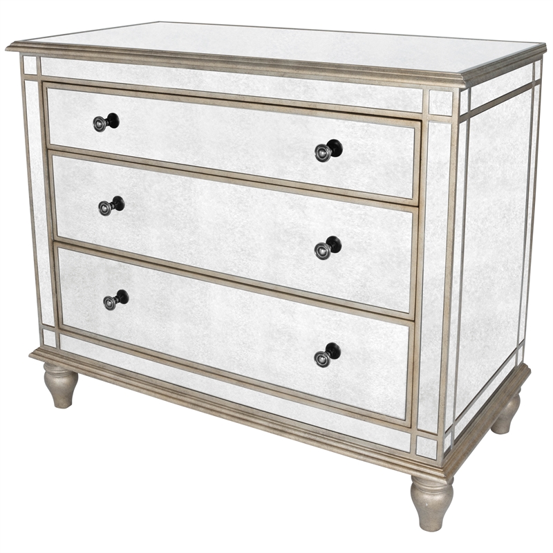 Butler Specialty Masterpiece Laflin 3 Drawer Mirrored Accent Chest