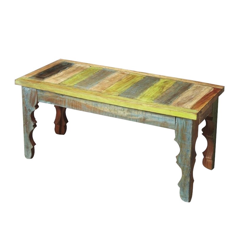 Butler Specialty Artifacts Rao Hand, Hand Painted Wooden Benches
