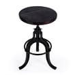 Butler Specialty Industrial Chic Adjustable Bar Stool In Dark Brown