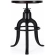 Butler Specialty Industrial Chic Adjustable Bar Stool In Dark Brown