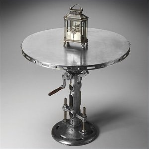 butler specialty industrial chic metalworks adjustable pub table