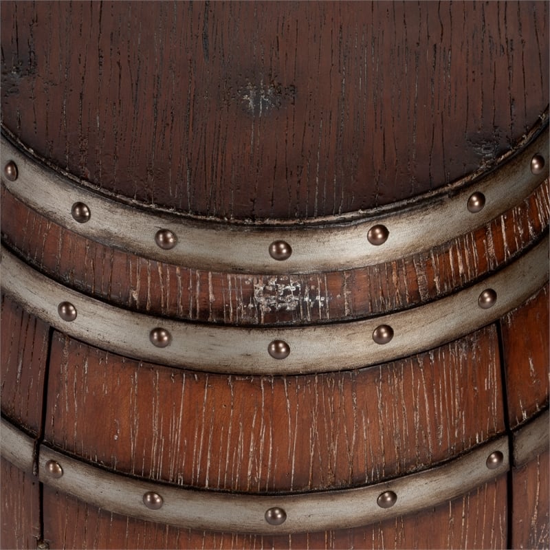 Butler Specialty Mountain Lodge Calumet Rustic Barrel Table