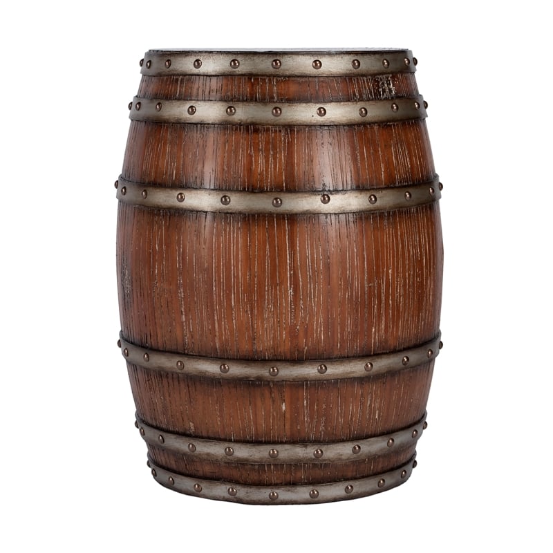 Butler Specialty Mountain Lodge Calumet Rustic Barrel Table