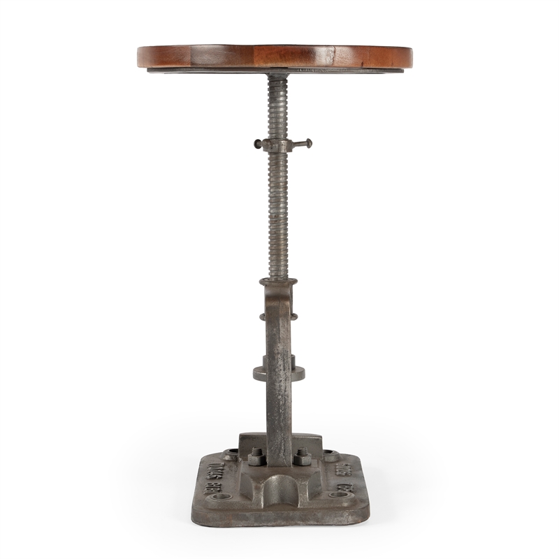 butler ellis industrial chic accent table