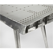 Butler Specialty Industrial Chic Midway Aviator Desk In Silver